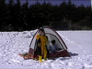 Day camp in the snow