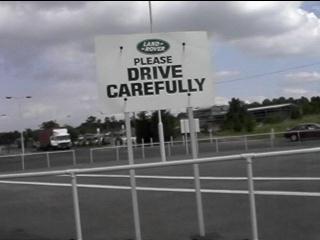 Land Rover Site Plate